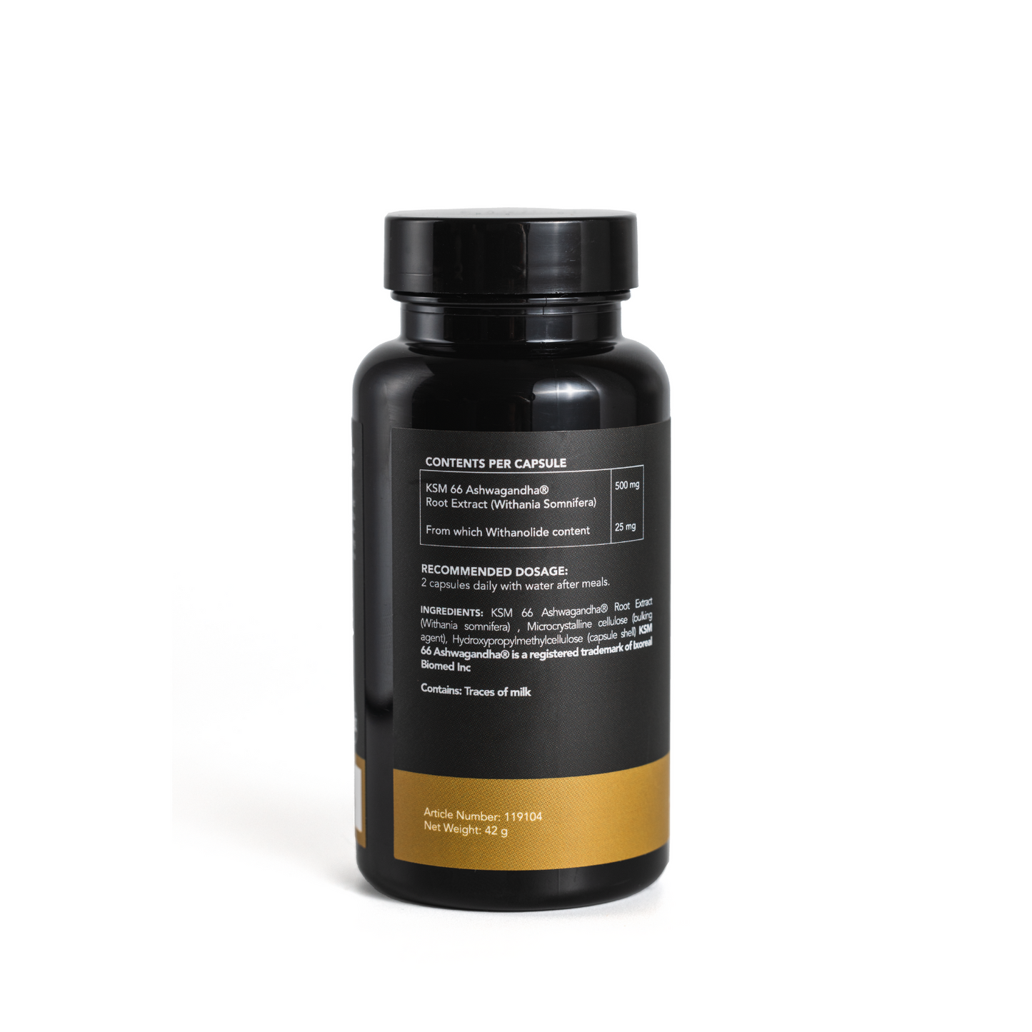 Ashwagandha Extract Capsules (5% Withanolide content)
